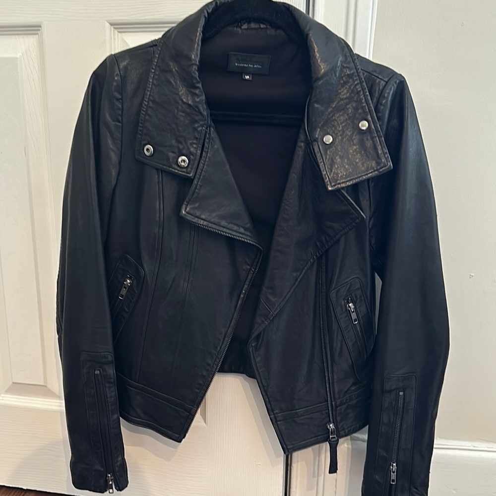 Mackage Black Leather Jacket